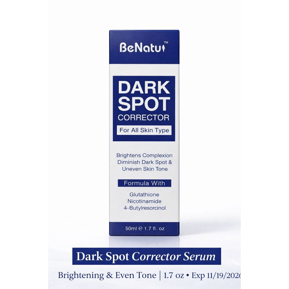 BeNatu Dark Spot Corrector 1.7 fl oz /50 ml Brightening Serum for All Skin Types